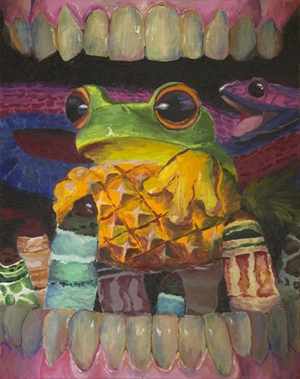 「蛙を食す」安島 凉泉